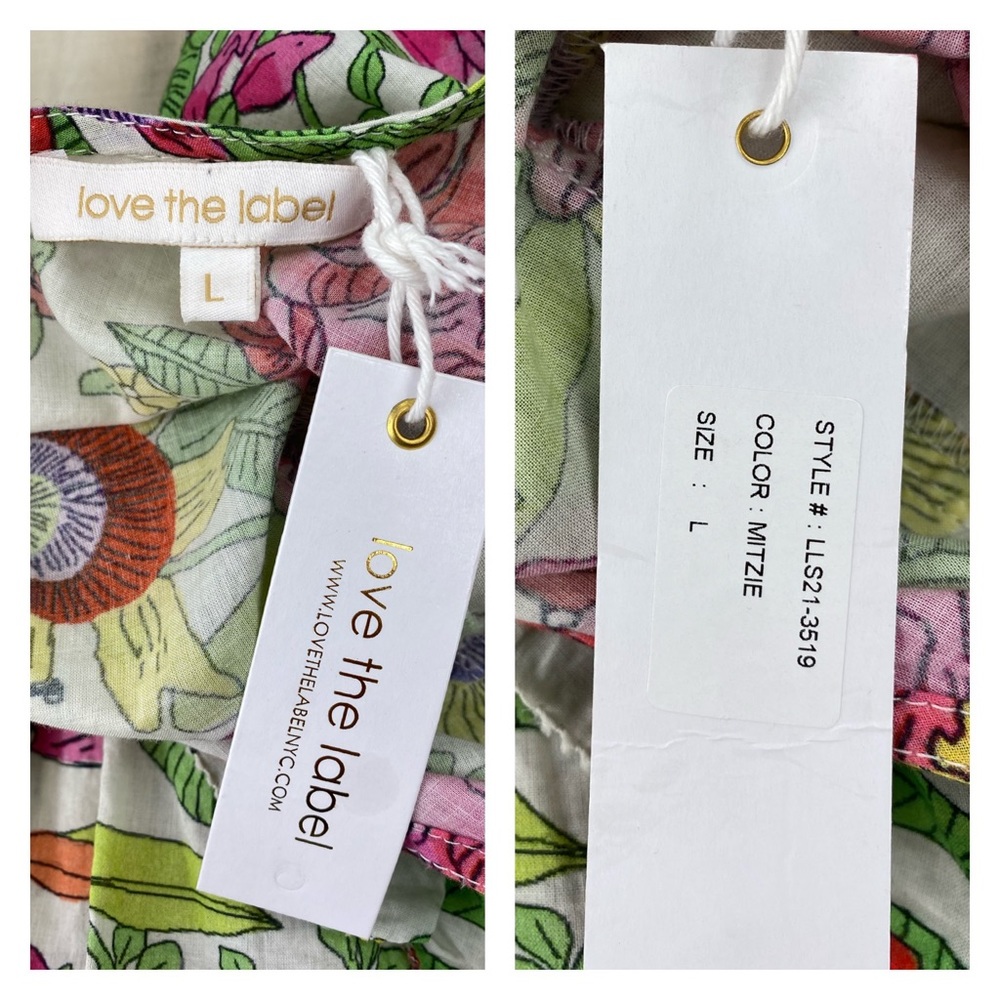 Anthropologie Love the Label Ruffle Reagan Blouse - Picture 9 of 13